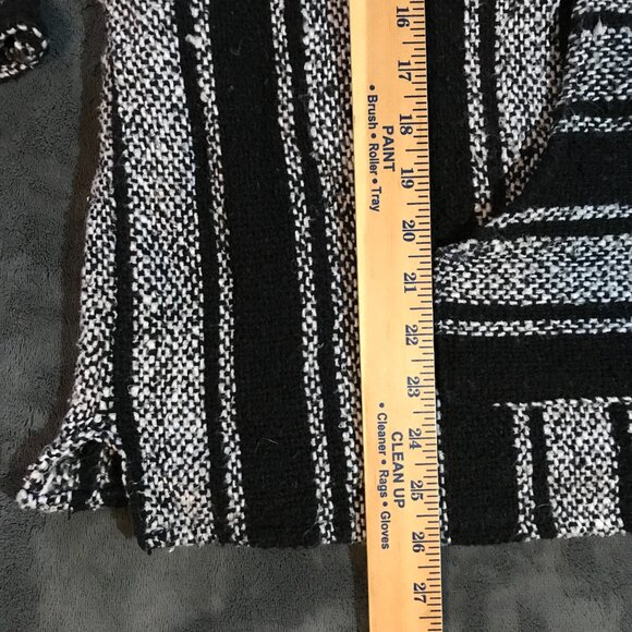 swtr030 - Black/White Baja Hoodie size Large - Picture 7 of 12